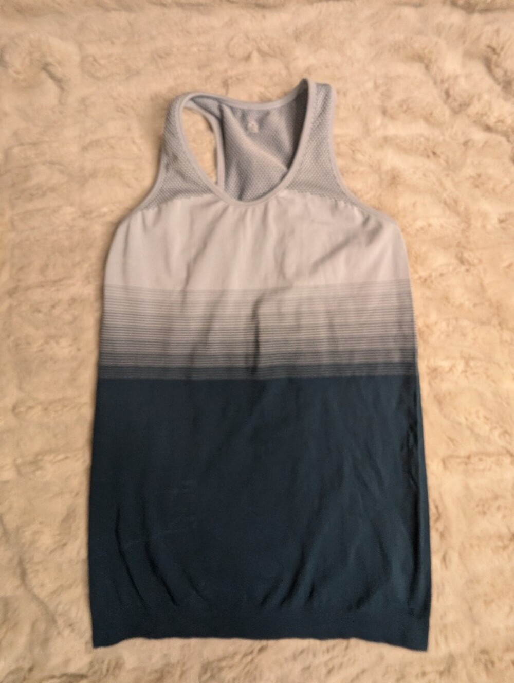 SWEATY BETTY Women’s Gradient Blue Racerback Tank Top